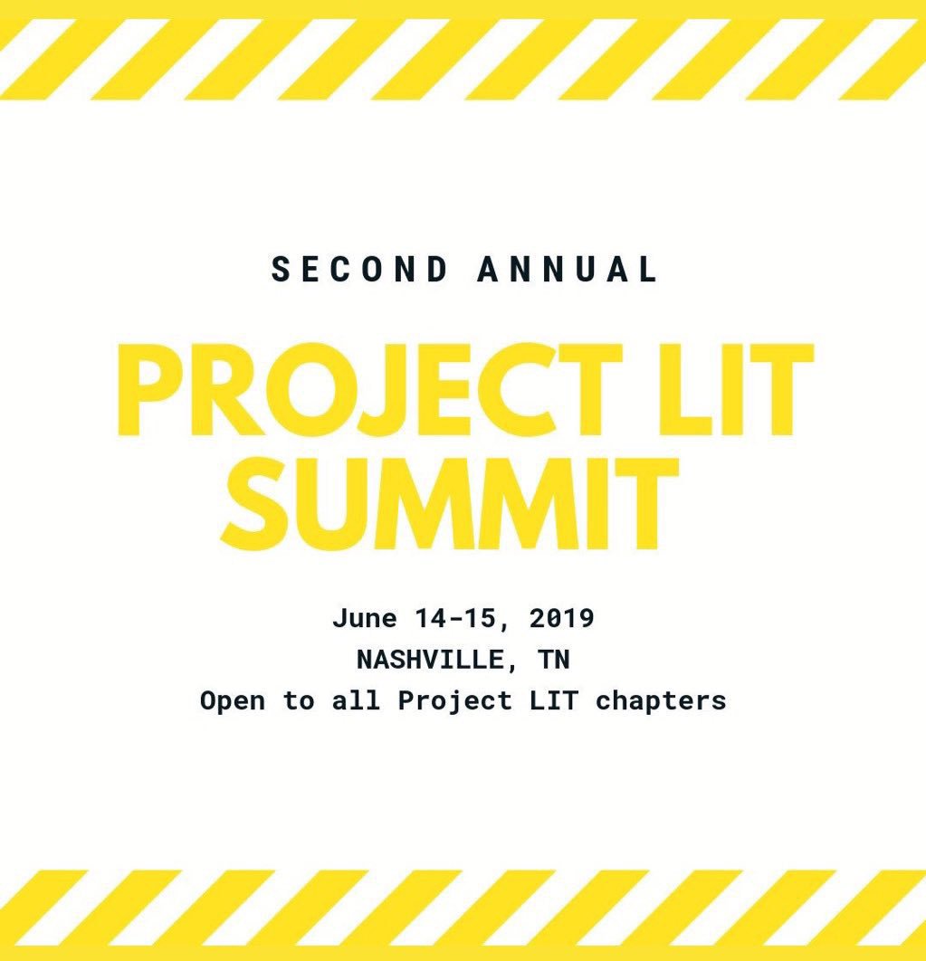 ProjectLITComm's tweet image. Almost time! #ProjectLITSummit19