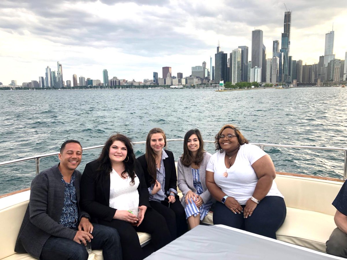RightsizeOffice's tweet photo. The Rightsize Facility team had a great time on the water last night celebrating #neocon2019! https://t.co/j0Dp9F7Kpz