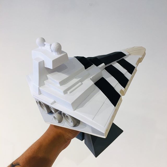 mindzai's tweet photo. The Superstar Destroyer designed by @billions x @munkykingtoys is available now in limited quantities. ⠀
#mindzai #billions #billionmcmillion #billionsmcmillions #munkyking #munkykingtoys #superstardestroyer #starwars #superstar #adidassuperstar #adi… https://t.co/fuO077rlue https://t.co/hNLQa84q3B