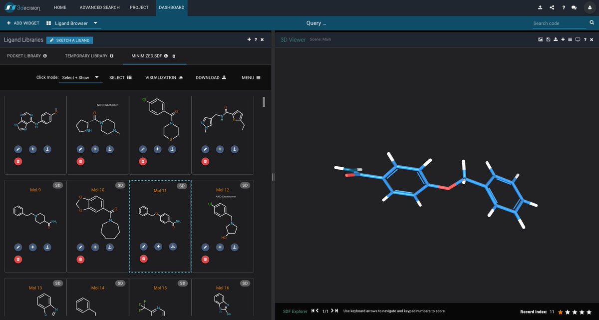 pschmidtke's tweet photo. Blog post with code about #openforcefield version 0.4 with @RDKit_org . First tests on preparing a #Fragmentscreening library from the Diamond #Xchem project. Results: amazing -> more stable, 100% success rate more analyses to come:
https://t.co/WfrcljCZxE
#compchem #sbdd #fbdd https://t.co/798u2GwmOE