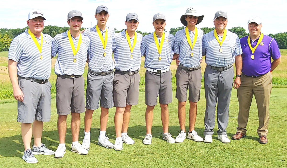 Guerin Catholic finished fourth with a 617. This is the first time <a href="/GuerinGolf/">Guerin Boys Golf</a> has earned medalist honors at state.