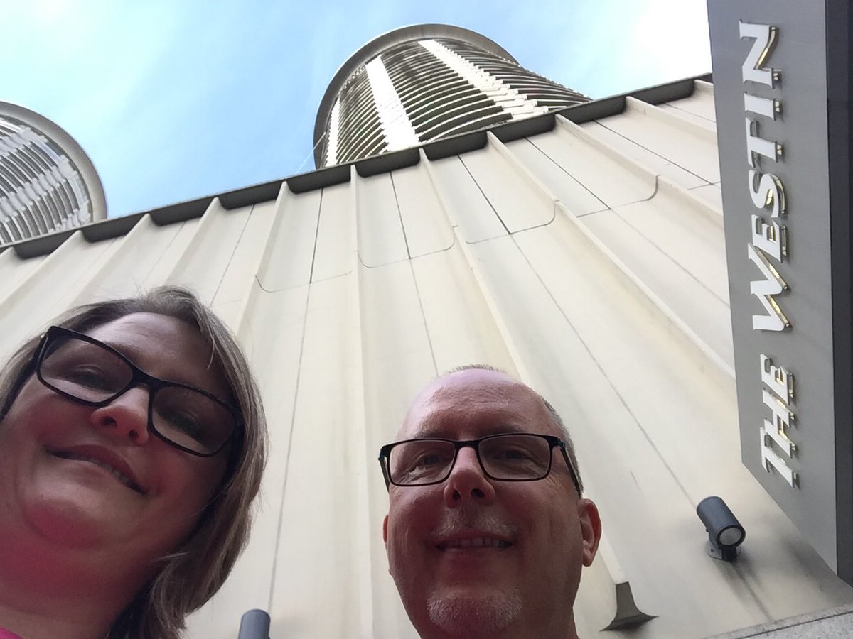 az_lisa's tweet photo. “I dunno Lisa, this is a pretty swanky place. They’re not gonna like it when I haul a case of Old Milwaukee to the 40th floor.” ~  Brian Kranz https://t.co/fuhaGa45O5