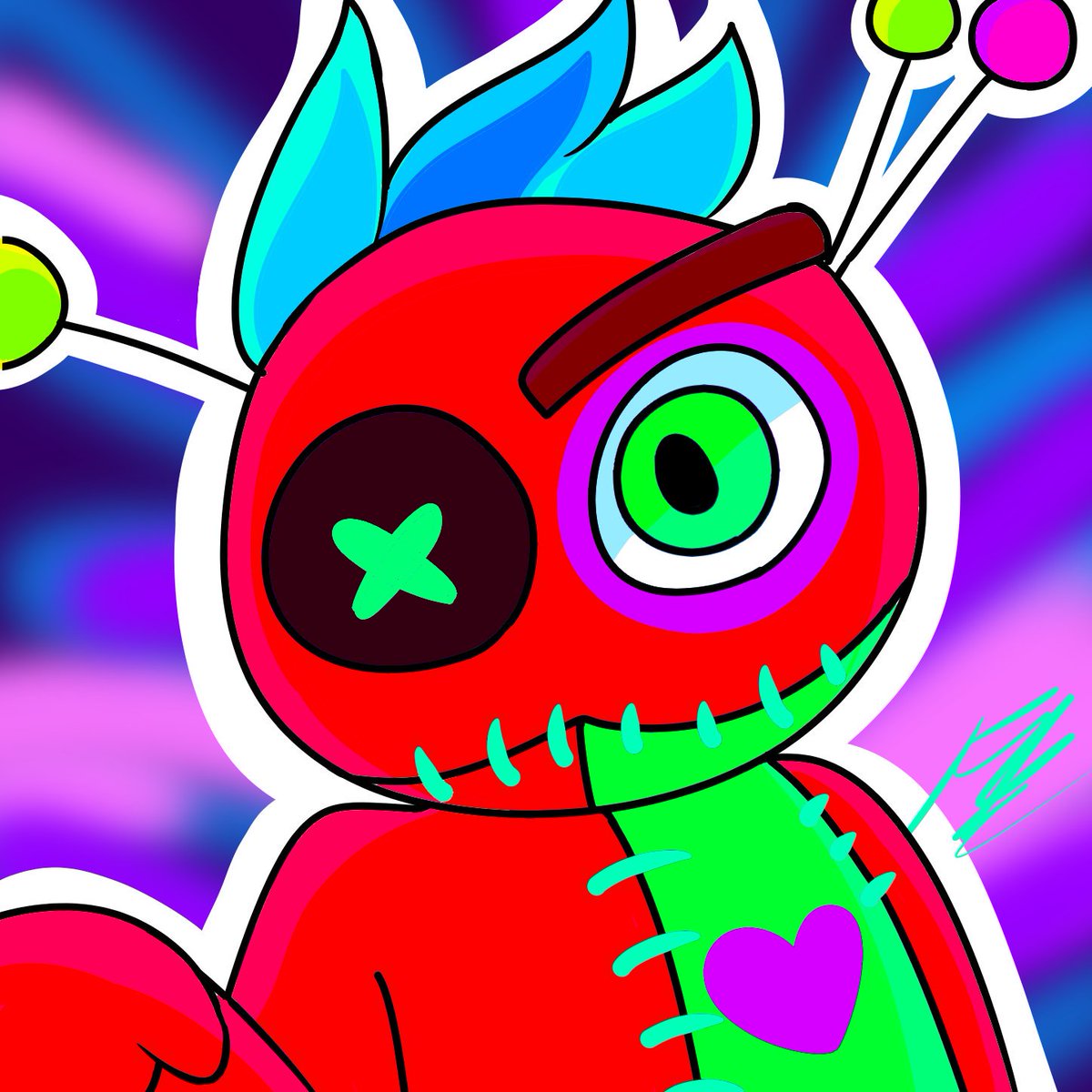 FinalEndlessInc's tweet photo. #JDbirthday I cant believe Just Dance its celebrating its 10 Anniversary, i just want to thank this game for all it helped me this recent years, here's a fanart of one of my favorite coaches from Just dance 2019. Hope the new game is as cool as the other games. https://t.co/R72fidDi6v