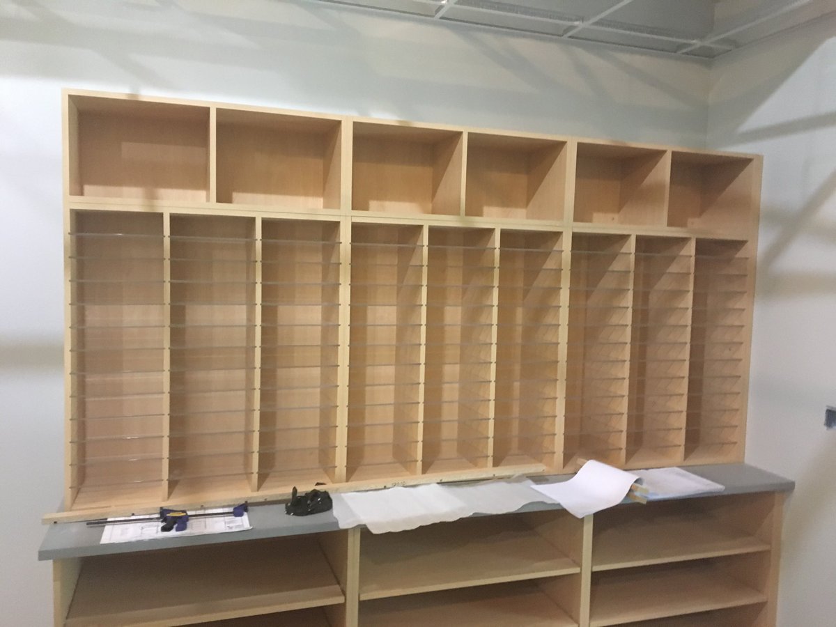 StevenASayers's tweet image. Staff mailboxes just installed at new Powers.   Can’t wait for students and staff to move into this new school in January.  #greatforkids #greatforstaff #greatforcommunity