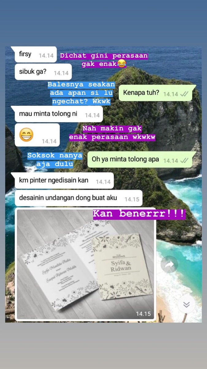FIRSAYONG's tweet photo. Upload disini ah biar orang2 makin menghargai apa itu “karya” jangan cuma pandang “cuma undangan doang” tolong mindsetnya yaaa diubah:) https://t.co/jkRRRJaxel
