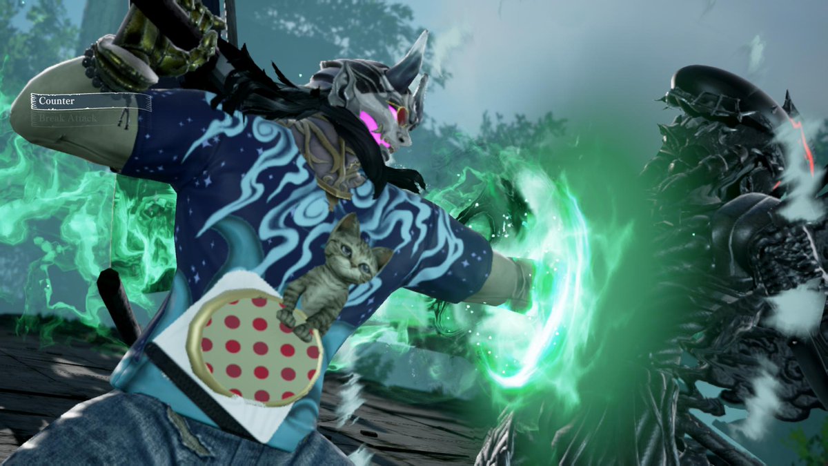 GameOver_Kamo's tweet image. 朝から飯作らず何作ってんだって話ですよ…
宇宙ネコＴシャツ 第二弾 (space cat T-shirt) 
#PS4share #ソウルキャリバー6 #soulcalibur