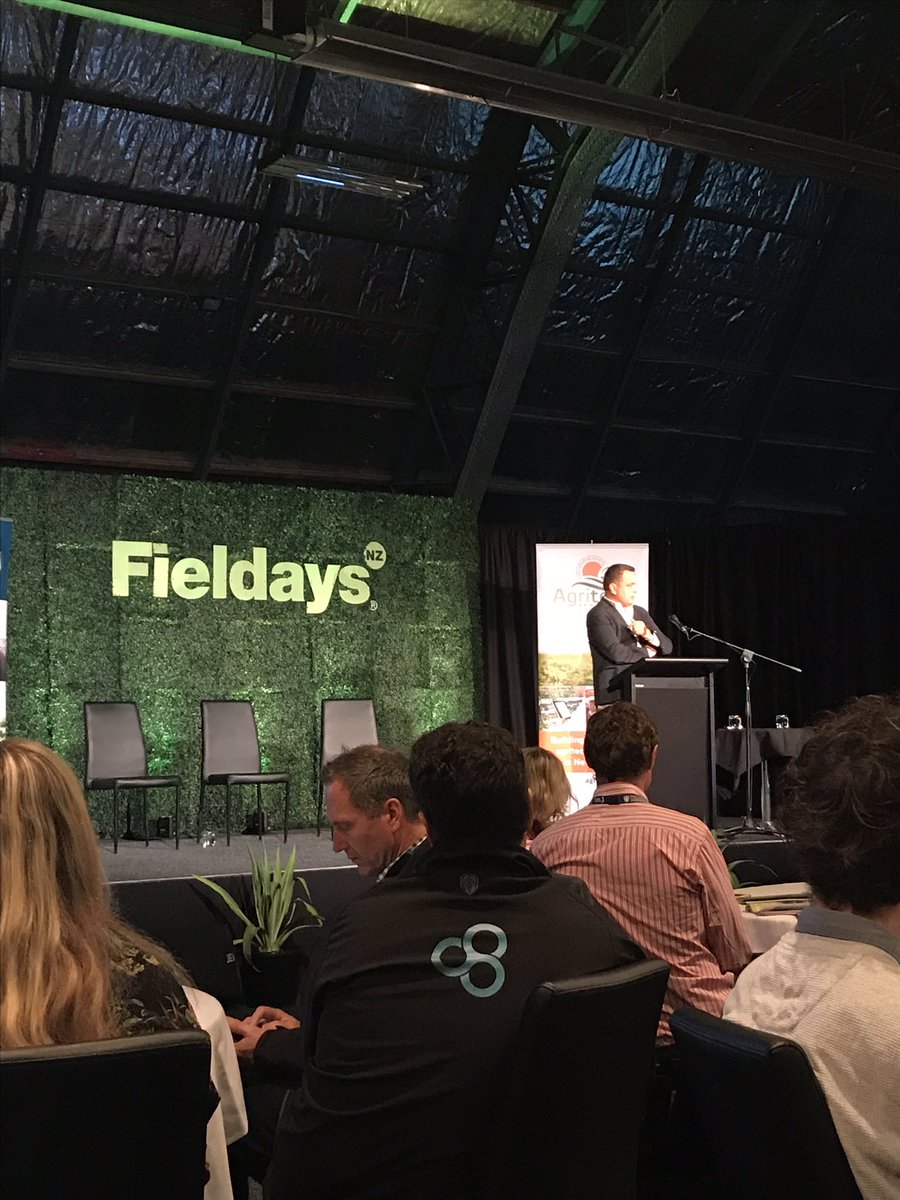 KhanAshkh's tweet photo. At the formal NZ launch of Farm 2050 Nutrient Managment Initiative as part of Agritech Unleashed event @callaghannz @FieldaysNZ @FinistereAg https://t.co/qthqaCzCnH