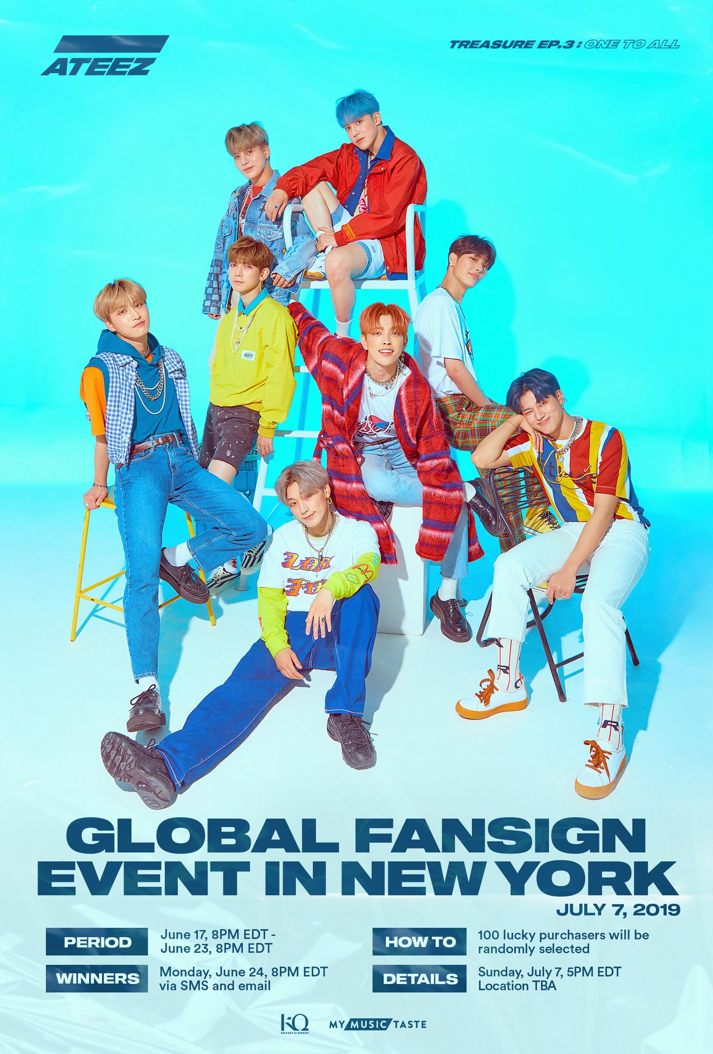 ATEEZ Global Fansign Event サイン入りポスター hello82shop | [📢] #ATEEZ LA FANSIGN Event Date 📅 8/6, 5