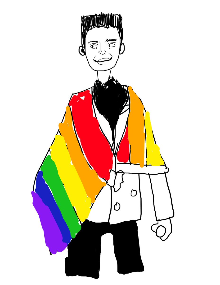 poorlydrawnurie's tweet image. Brendon urie says "gay rights"