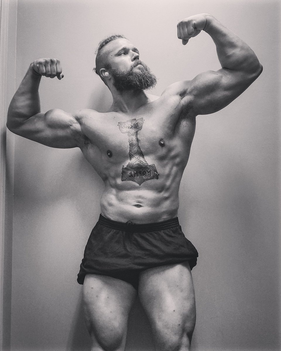 OdinsonOfAsgard's tweet photo. #Physique coming together 💪 Last #Back & #Biceps day before #TheEnd heads to 🇯🇵 for #AJPW 2019 #DynamiteSeries
#TheEndIsNear https://t.co/IE67cPbW5k