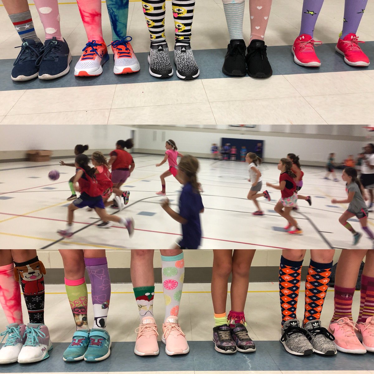 CSLadyCougBball's tweet image. What a day for Lady Cougar Hoops Camp!  So many girls with a basketball in their hand.  Be ready for Competition Day tomorrow! #AwesomeSocks