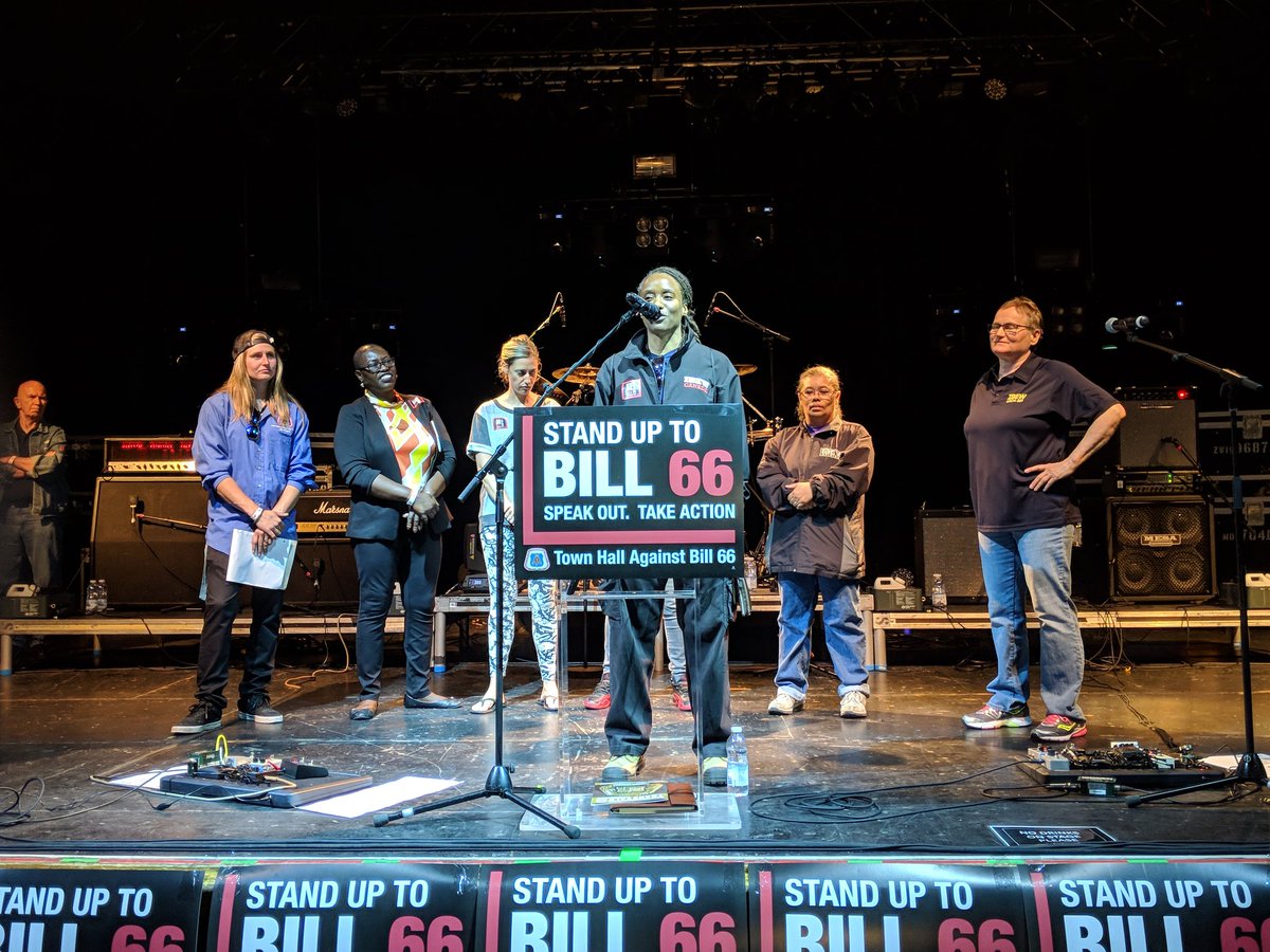 GMartincek's tweet photo. Sisters in the trade from both @carpenters27 and @LOCAL353 speaking out against the Ford government, the affect on trades workers and and their families.
#killbill66 #carpenters #toronto #local353 #electrician #ibew https://t.co/ExqZBwDqWI