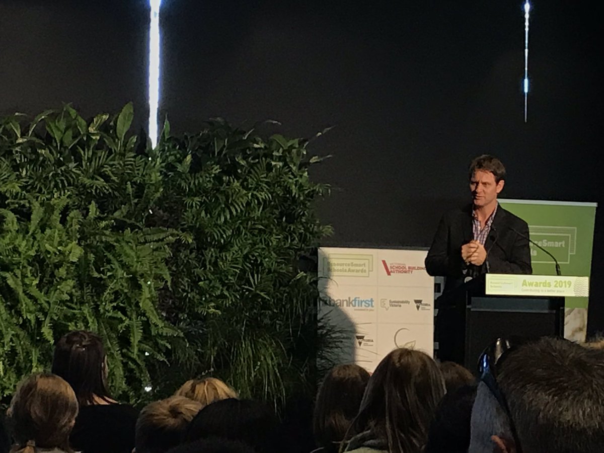 MikellaDesign's tweet photo. Looking forward to hearing all about the young champions creating a better world for us all @SustainVic #resourcesmart #rssa19 https://t.co/lWyRY0JVFj
