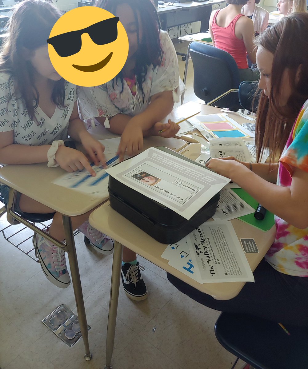 HVTechCoach's tweet photo. More fun w/ @breakoutEDU &amp; Mr. Morton's #digitalliteracy class. We played "Think Before You Post" #ppcsd #pineplainsproud #webrokeout        🔐🧠🧩 https://t.co/fMYcS3ZHC9
