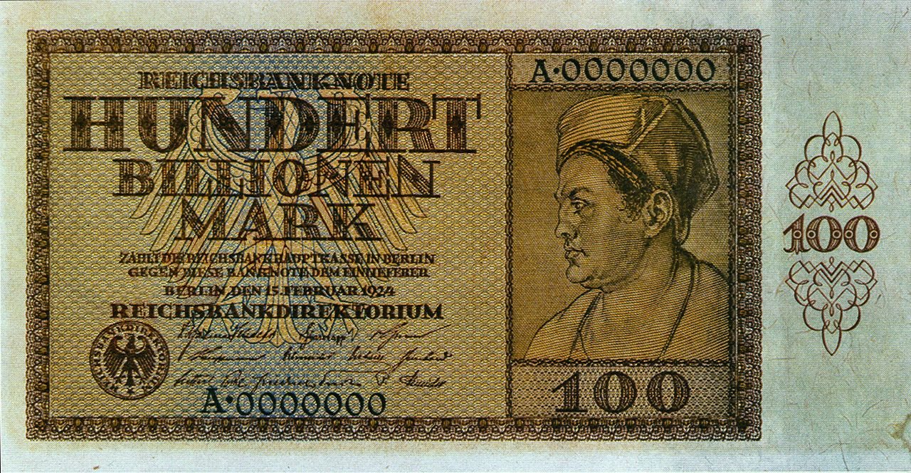 ドイツ 100マルク 1908年 ハイパー インフレ .(ドイツ・マルク ドイツ 100マルク 1908年 ハイパー インフレ .(ドイツ・マルク
