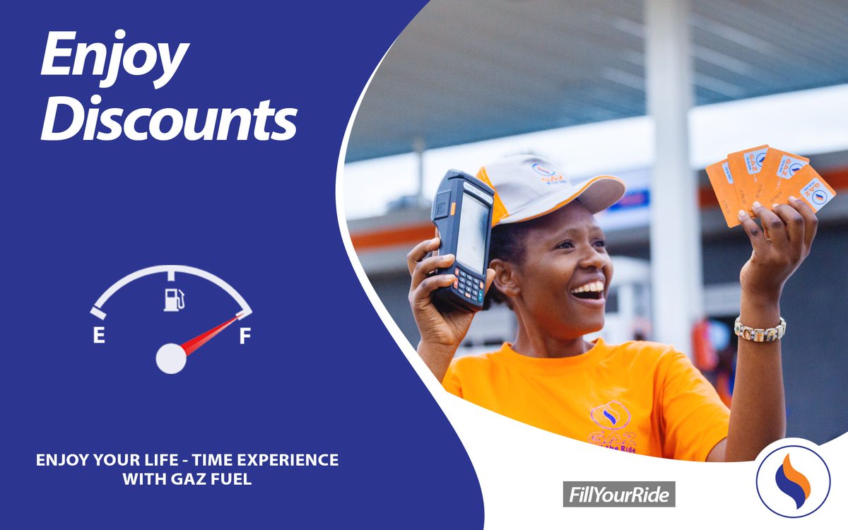 nileenergyltd's tweet photo. Good morning Gaz family. Remember to move with your #GazFuelcard today. You wouldn't want to miss out on our amazing discounts on Fuel and other Services we offer!
#Nileenergy #GazFuel #GazServices https://t.co/7sbDBCIDrD