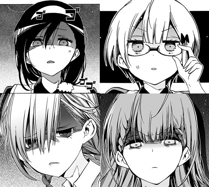 Anime face of disgust