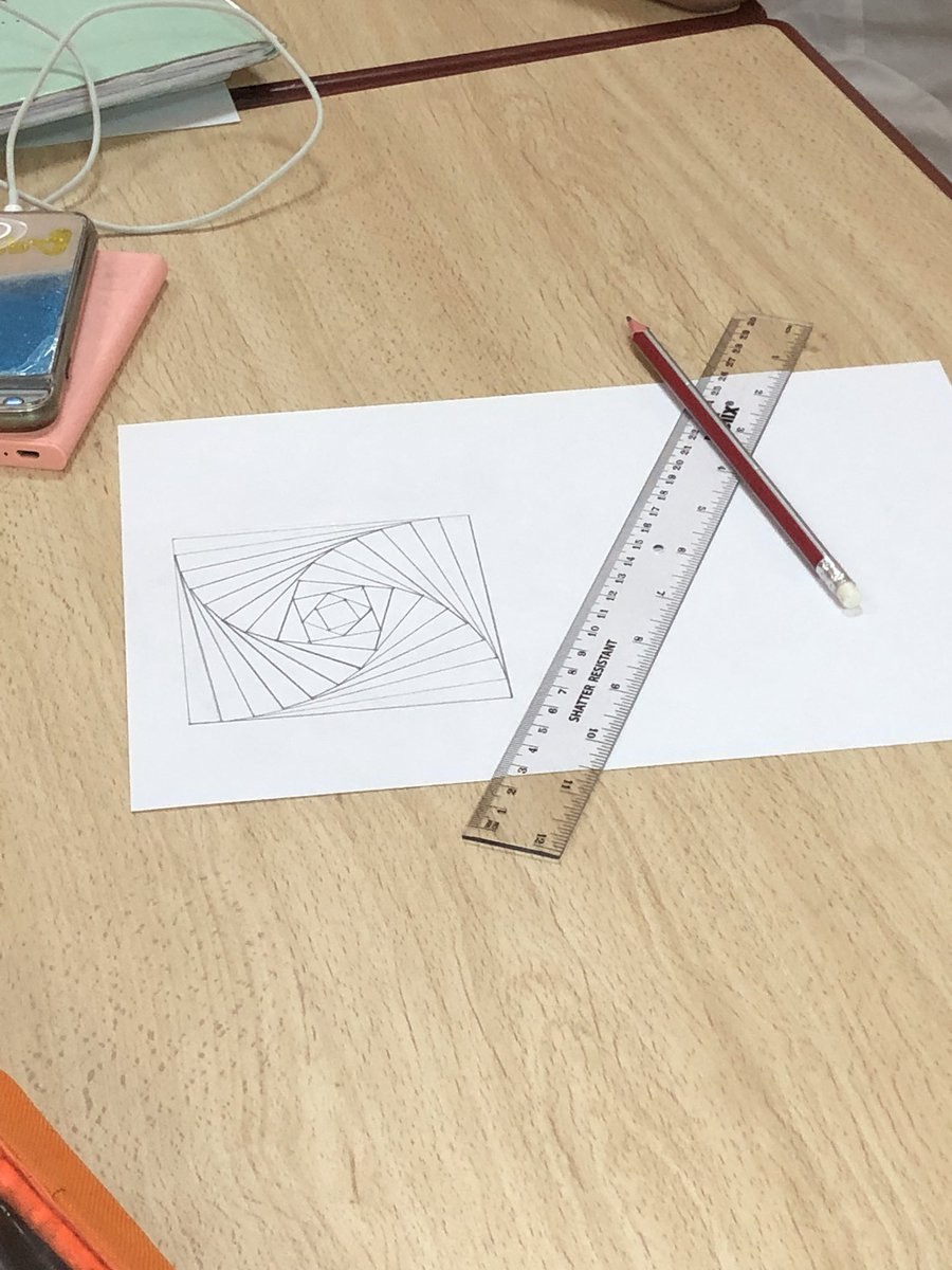 Year 10 students having a lesson on geometry... and producing some beautiful work 📏📐✏️ #Rafflesismaths #Maths