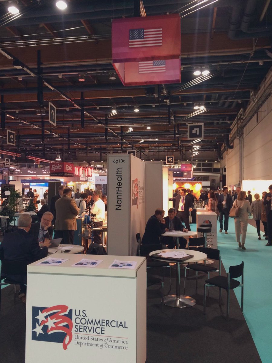 MilkoMinev's tweet photo. Last chance to visit the #US Pavilion at #HIMSSeurope19 #Health2con today in #Helsinki we are at booth 6g! Check out @NantHealth @GetReal_Health @TeleTracking @GlobalMed_USA https://t.co/sFex8UZNLv