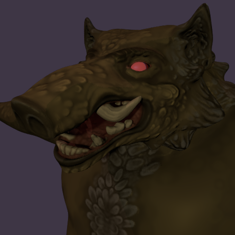 SewerEagle's tweet photo. Painting my Ganon model for @LozReanimated Made him more golden to match with the show, but I still kind of like the original dark brown. Got to give him some jewelry next. https://t.co/Mo5PyNy82r