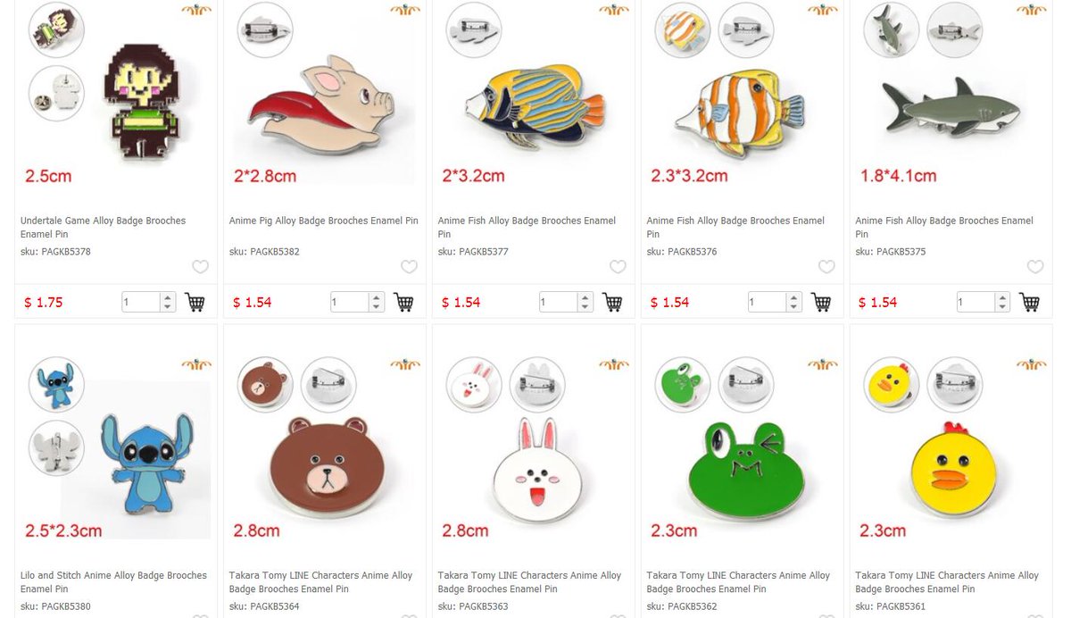 animetoysINC's tweet photo. New Alloy Brooches!
Is there anyone you like? https://t.co/qoIWy2cfXk