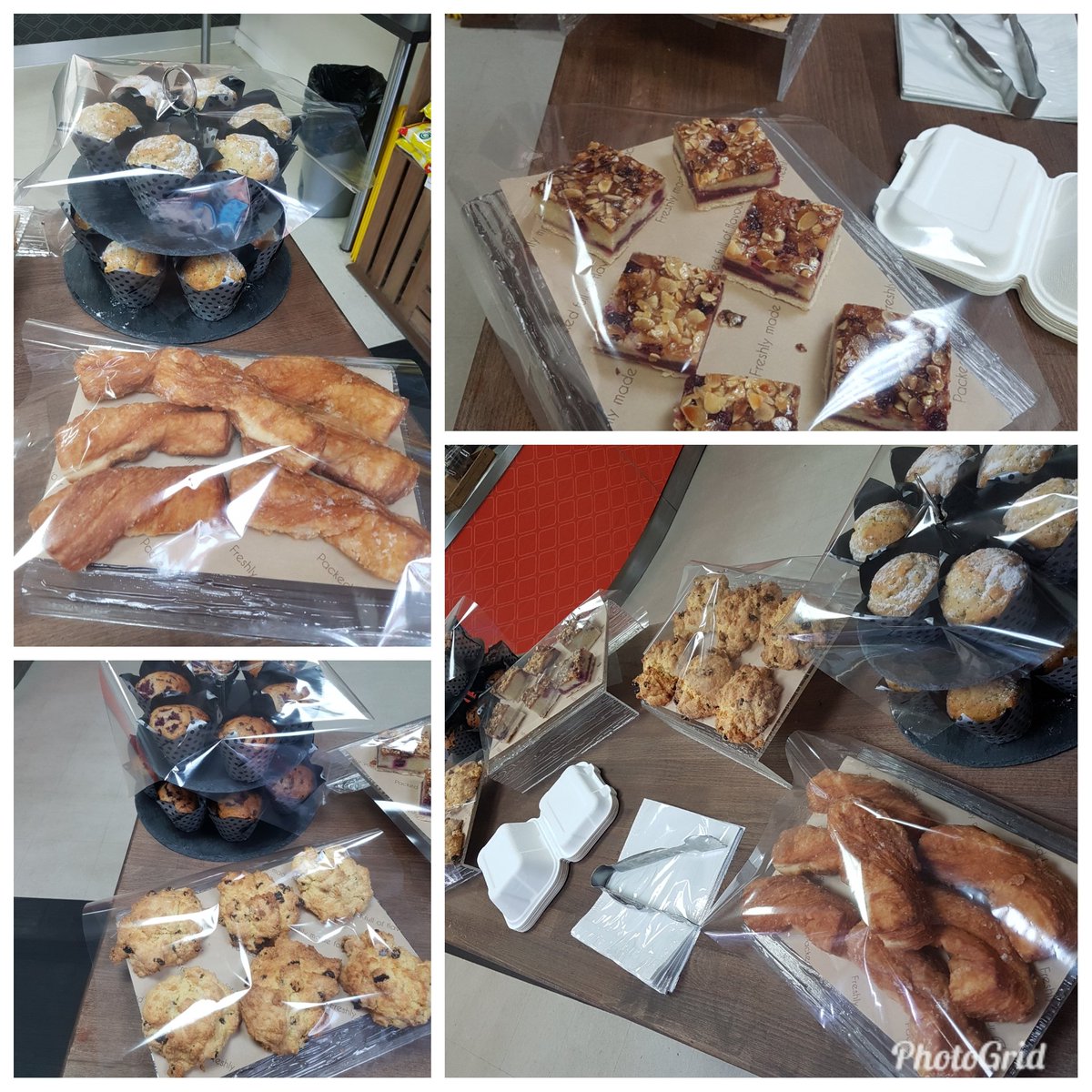 gemma_shelly's tweet photo. Cakes a plenty @Portsmouth today!!! Happy Thursday 😊😊😊 #righttrack #EliorFoodie #cakes @marcuselbourne @msmith_cole @DebbieCElior @StevenageFoodie @Davebrett11 @elioruk https://t.co/LMKtAliFxF