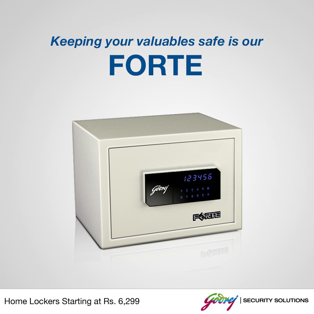 godrejsecure's tweet image. Your security is our responsibility. Godrej Forte Home Lockers designed to make sure your belongings are in safe hands. To know more visit godrejsecure.com or call on 1800 108 1400 

#Security #HomeLocker #Safety #GodrejSecuritySolutions