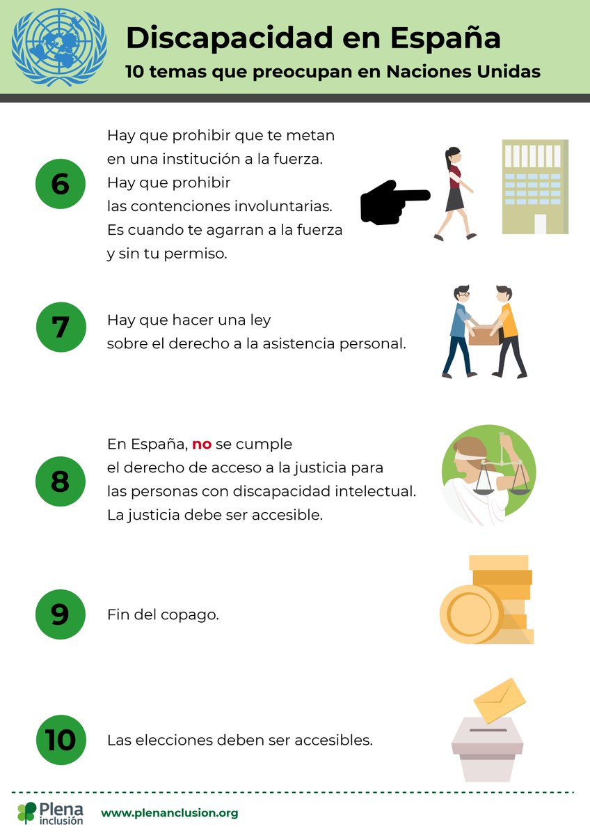 Plenainclusion's tweet photo. #Discapacidad en España: 10 temas que preocupan en Naciones Unidas.
Plena inclusión lanza este resumen en #lecturafácil 
⬇️Descarga e imprime
https://t.co/QSOy4paLza 
@Cermi_Estatal @ONU_es @InclusionEurope @InclusionIntl @EASPD_Brussels @Fundacion_ONCE https://t.co/hSXIUxz3RT