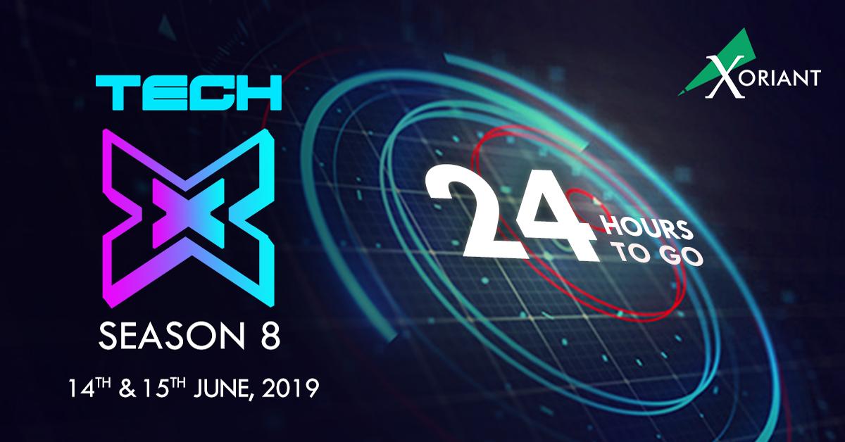 Xoriant's tweet photo. Twenty-four hours to TechX 2019 – Season 9! Experience the inspiring keynotes, innovative technology sessions from industry stalwarts and engineering minds of Xoriant! #TechX2019 #technologyconclave #TechX #technologyupdates https://t.co/g6Ay91h2Ci
