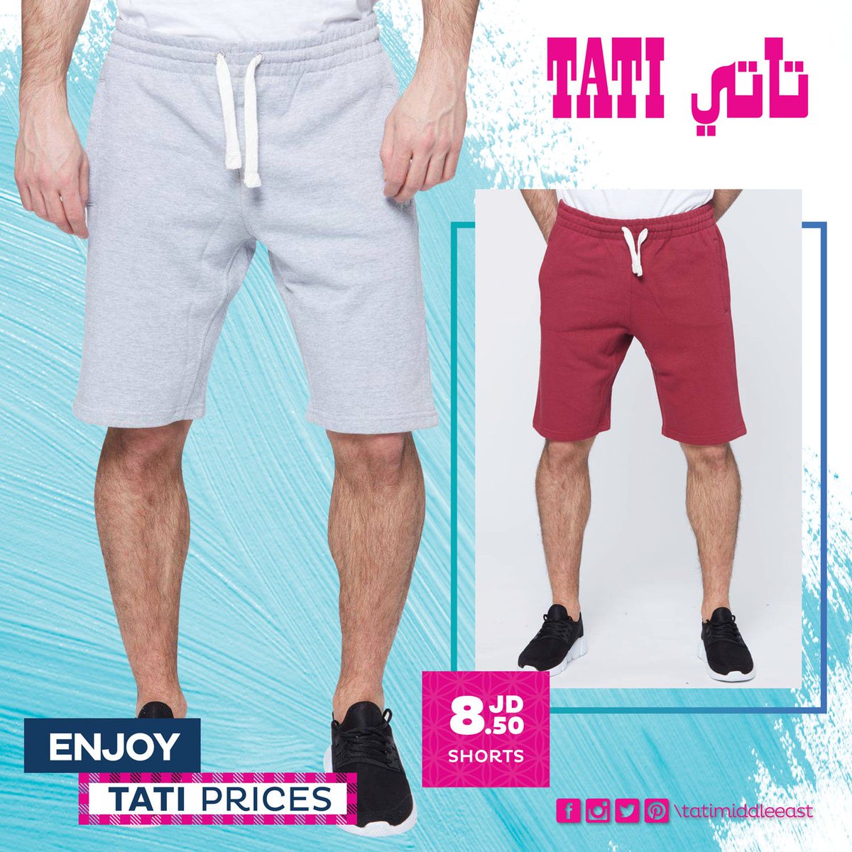 TATImiddleeast's tweet photo. Check out shorts for men in fashionable fits and styles.

#TATImiddleeast #Ladies #Mens #Kids #Home #Fashion #Fashionblogger #Ammanfashion #Jordan #MeccaMall #AbdaliMall https://t.co/NmDZIBgyIy
