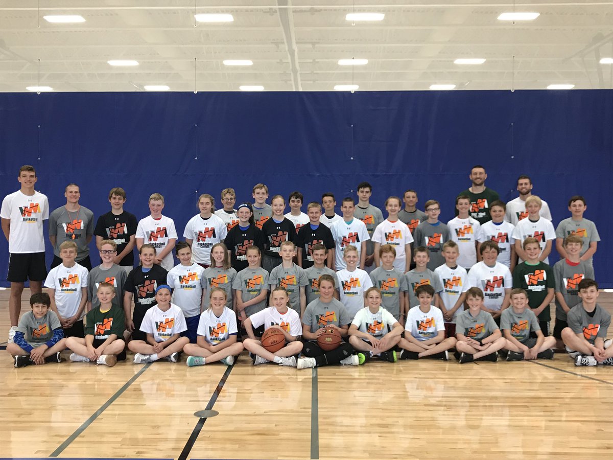 WMCamps's tweet photo. What an awesome camp in Jamestown the last three days! The kids worked very hard and and were fun to coach! Big Shout-Out and Congrats to Milan, Jonah, Allison, and Will on getting our “Landon Solberg Toughness Award”.  #WMCAMPS https://t.co/jQrqhpczb5
