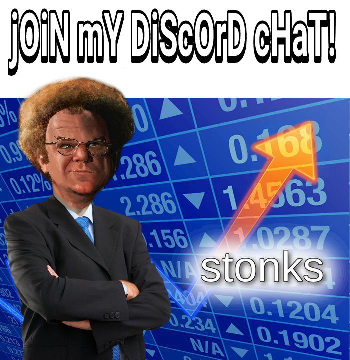 Nftmemeguy's tweet photo. Just a buncha rich hunks talkin bout stonks and Bronds WHO CARES #otc #OTCMarkets #Pennystocks #stocks #BrulesRules #tickertrolling #Discord https://t.co/JYQvxwnpsE