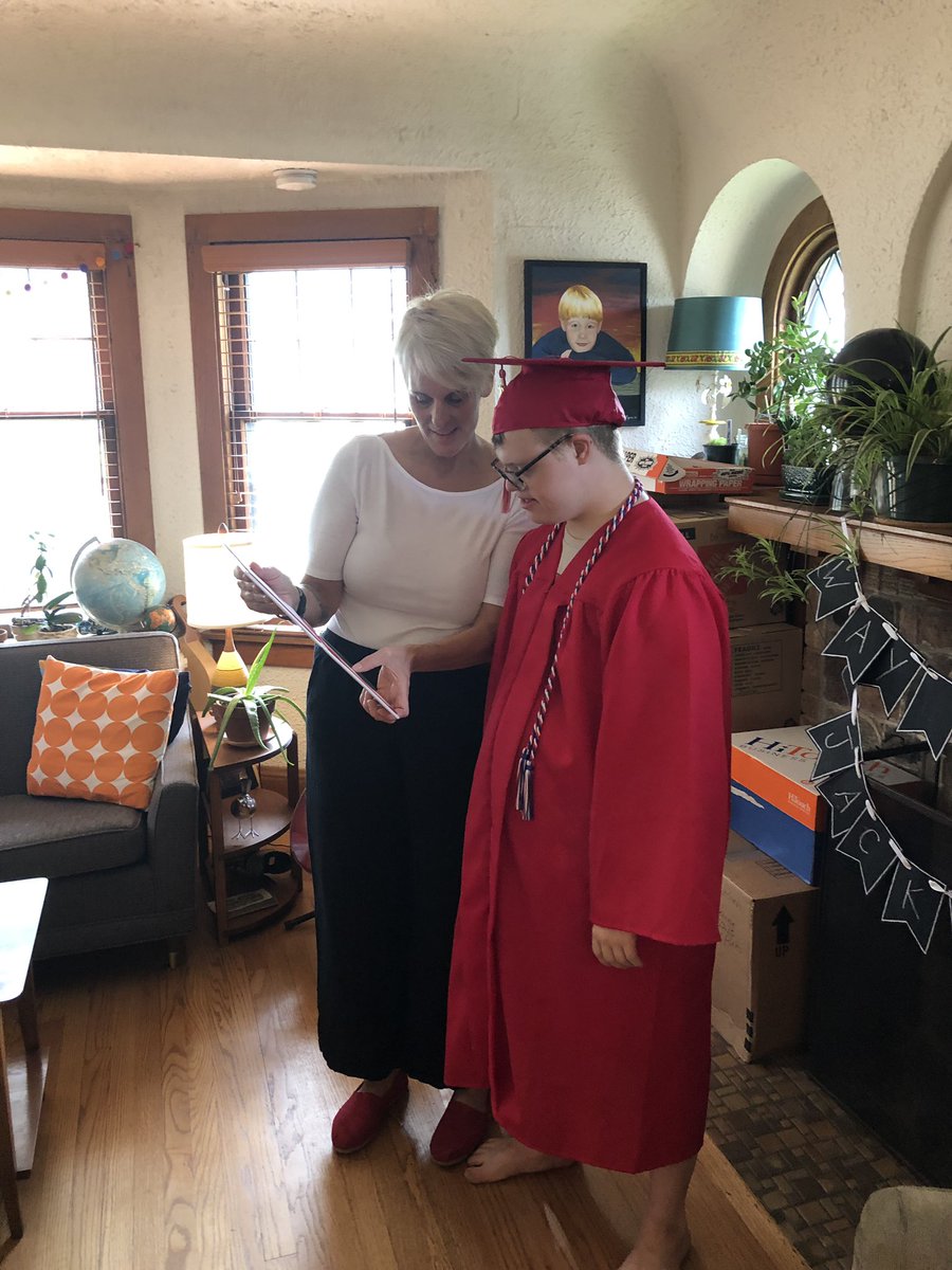 NickHughesTE's tweet photo. Best part of the day was delivering diploma to Jackson!  Special moment for everyone! @tosaschools https://t.co/7y9F0BmN4Y