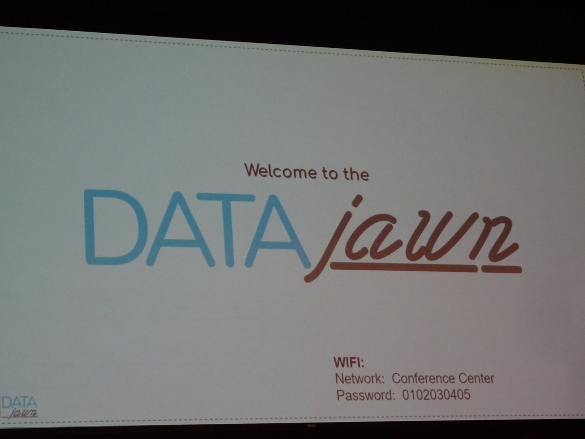 JohnGMcNutt's tweet photo. DataJawn 2019 was a blast #datajawn #DataJawn2019 https://t.co/iW2NgeYVNM