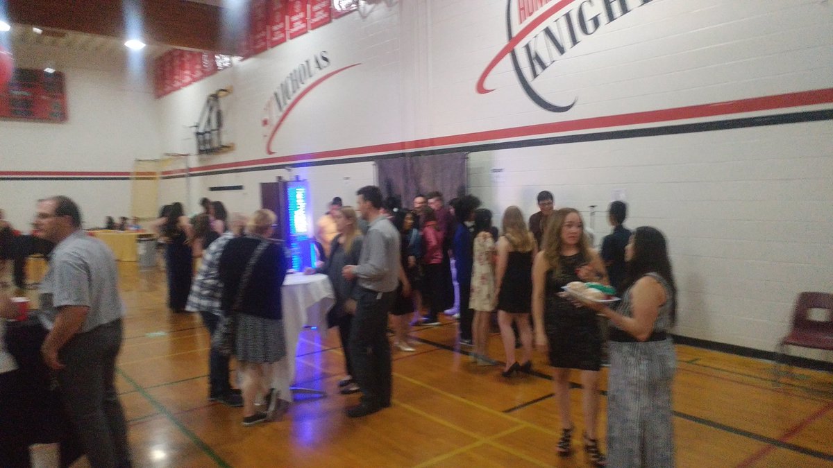 StNicholasECSD's tweet photo. The Photo Booth!!! Always a hit at our Gr.9. Farewell...for our staff too!
Blessings on a great start to High School.#ecsdfaithinspires #STNKnightsrule https://t.co/vmZ74lF8Pd