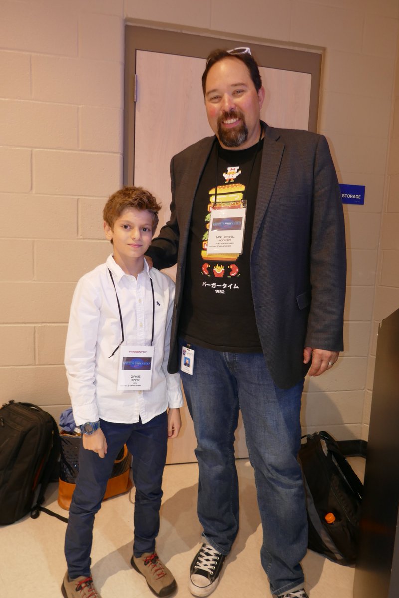 Had a great day <a href="/LearnFestATX/">LearnFestATX</a> Here are a couple of pics from the dueling keynotes and a pic with the amazing <a href="/mrhooker/">Carl Hooker</a>   #LearnFestATX