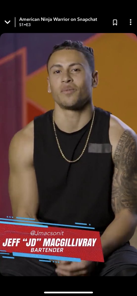 eccunionstephm's tweet photo. OMG an @elcaminocollege student is On American Ninja Warrior on Snapchat!!! He was in my comms class! @ECCUnion #eccunion https://t.co/Yg8VvuBY7X