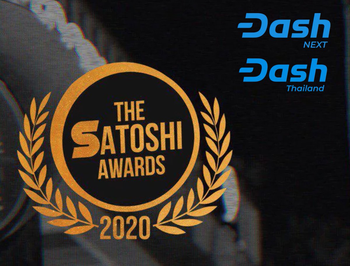 DashinThailand's tweet image. #DashinThailand and #DashNext are proud to announce the partnership with #theSatoshiAwards 2020 at #Anarchapulco the first #cryptocurrency awards with voting on the #Blockchain. Stay tuned for more info.

@DashpayNews @Dashpay @DashTravelworld