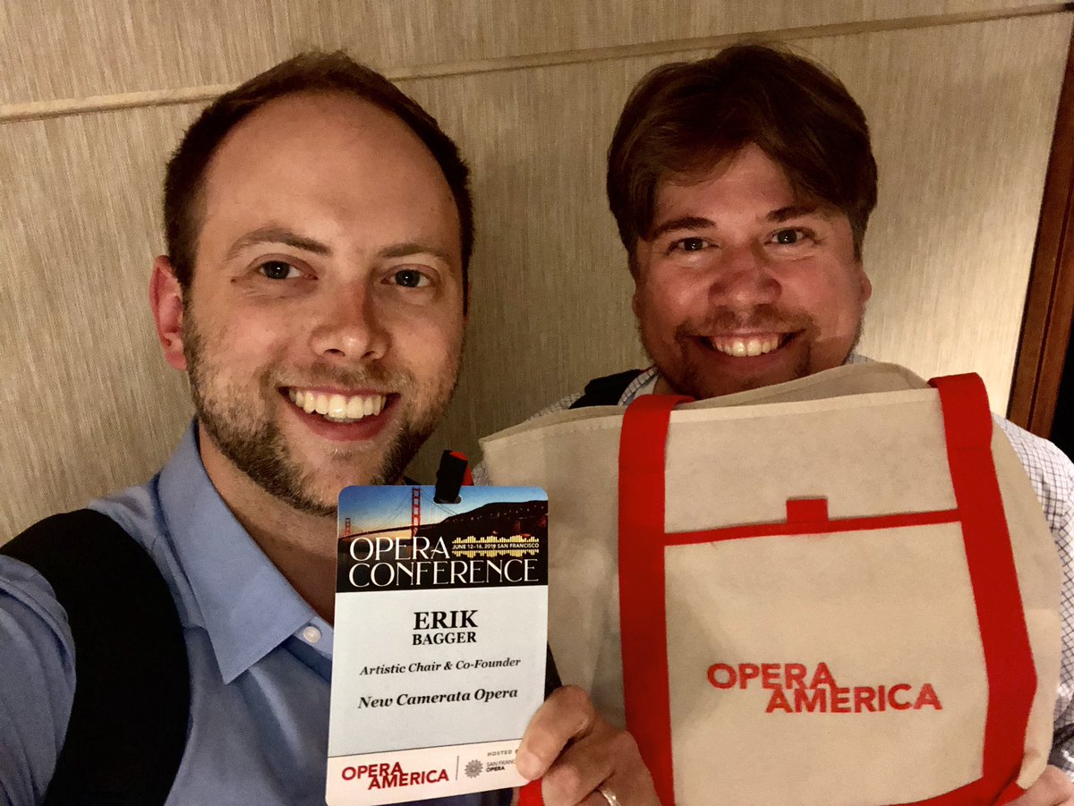 NewCamerata's tweet photo. Day One at @OPERAAmerica #operaconf and we’re having a great time! Such an honor to meet so many brilliant opera professionals from all over North America!
.
#newcamerataopera #camerataworks #cameratapiccola #operaconference #conference #operaamerica #opera #classicalmusic https://t.co/ybsFypr6z1