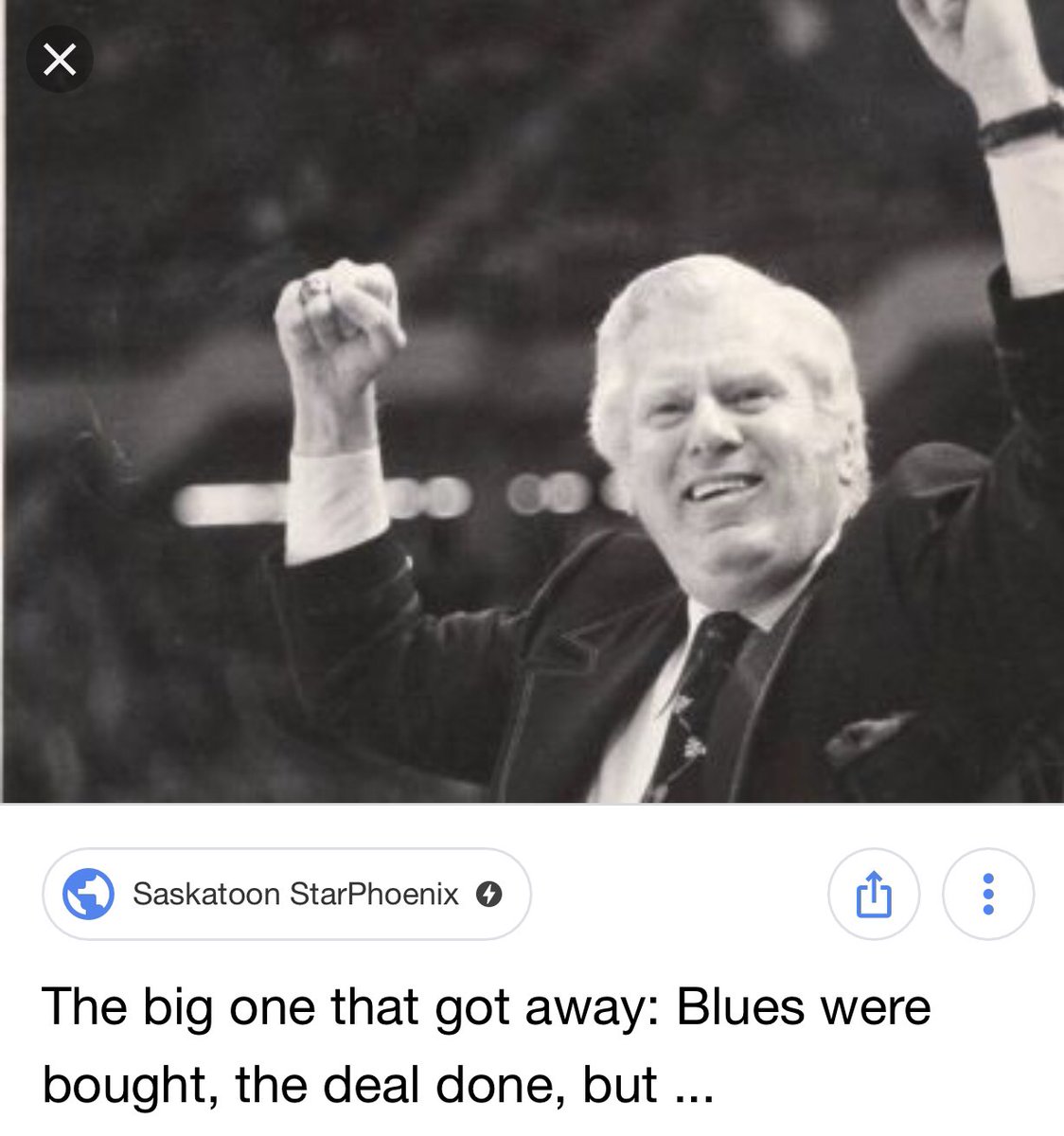 Circa 1983. Saskatoon has the Blues! Congratulations <a href="/StLouisBlues/">St. Louis Blues</a>