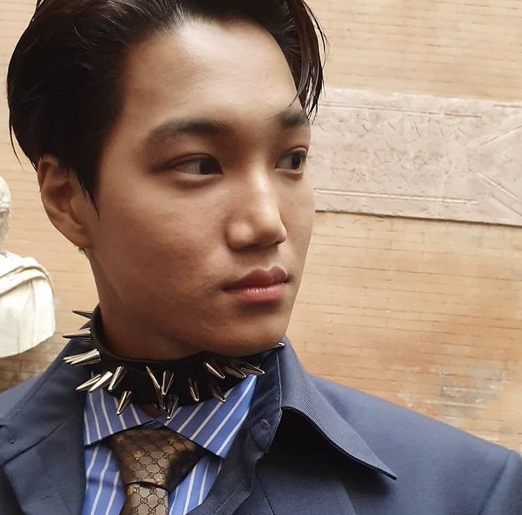 jonginpic's tweet image. my absolute favorite photos of Jongin, I love that you can see his skin up close and just wow he’s so flawless 💞💗