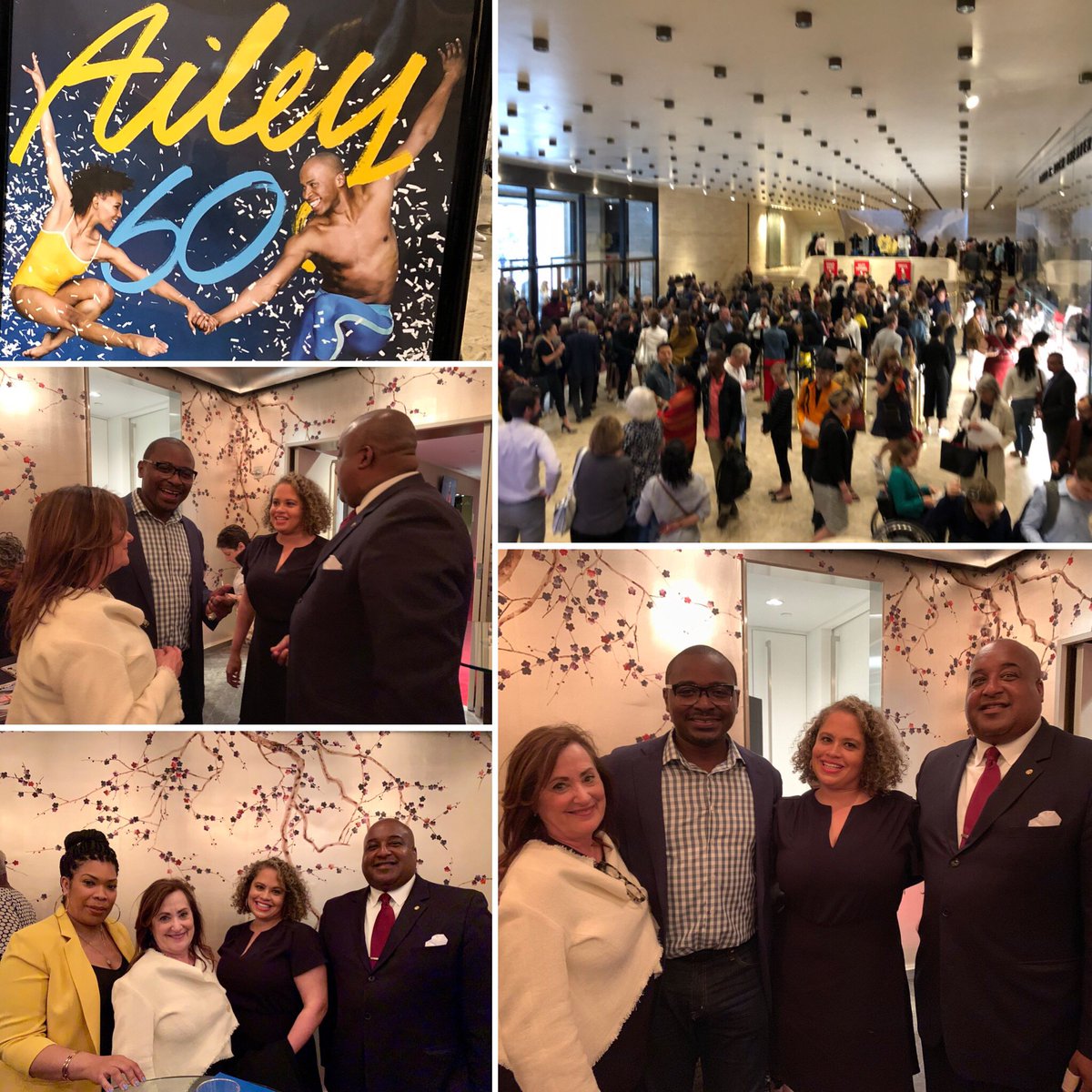 MrRawle's tweet photo. Congratulations @alvinailey2 and the company’s 3rd artistic director, Robert Battle, on 60 years of social change through the performing arts and a strong launch of the 2019 season @LCTheater #Revelations https://t.co/rYcz7f6JNj