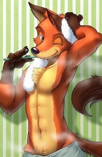 NickPWilde12's tweet photo. A sly fox looking for a tasty dumb bunny. 
Always up for a WILDE time.
Not a dirty cop, but the job does have its perks.
Can be full fox or human if desired.
Main ship with Judy.
Same writer as @BeastLogan1 https://t.co/yOlO6VKdz5