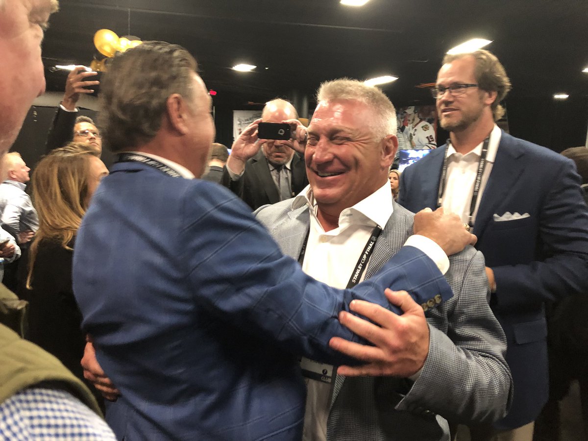 This picture, man. Hull and Federko. So much blood sweat and tears for this franchise. Now finally a Stanley Cup.