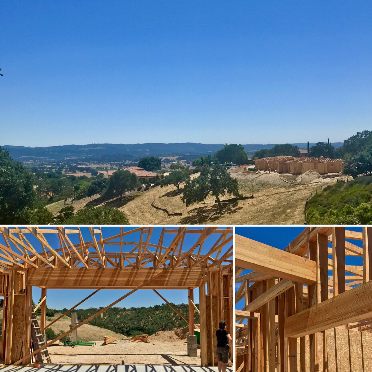 reissdesign's tweet photo. Visited one of our residential projects under construction today at Santa Ysabel Ranch in Paso Robles - views for miles! Stay tuned because the front pivot door will be a sight to behold. . . . 
#architect #views #sitevisit #pasorobles #residence https://t.co/pkubR7f9ez