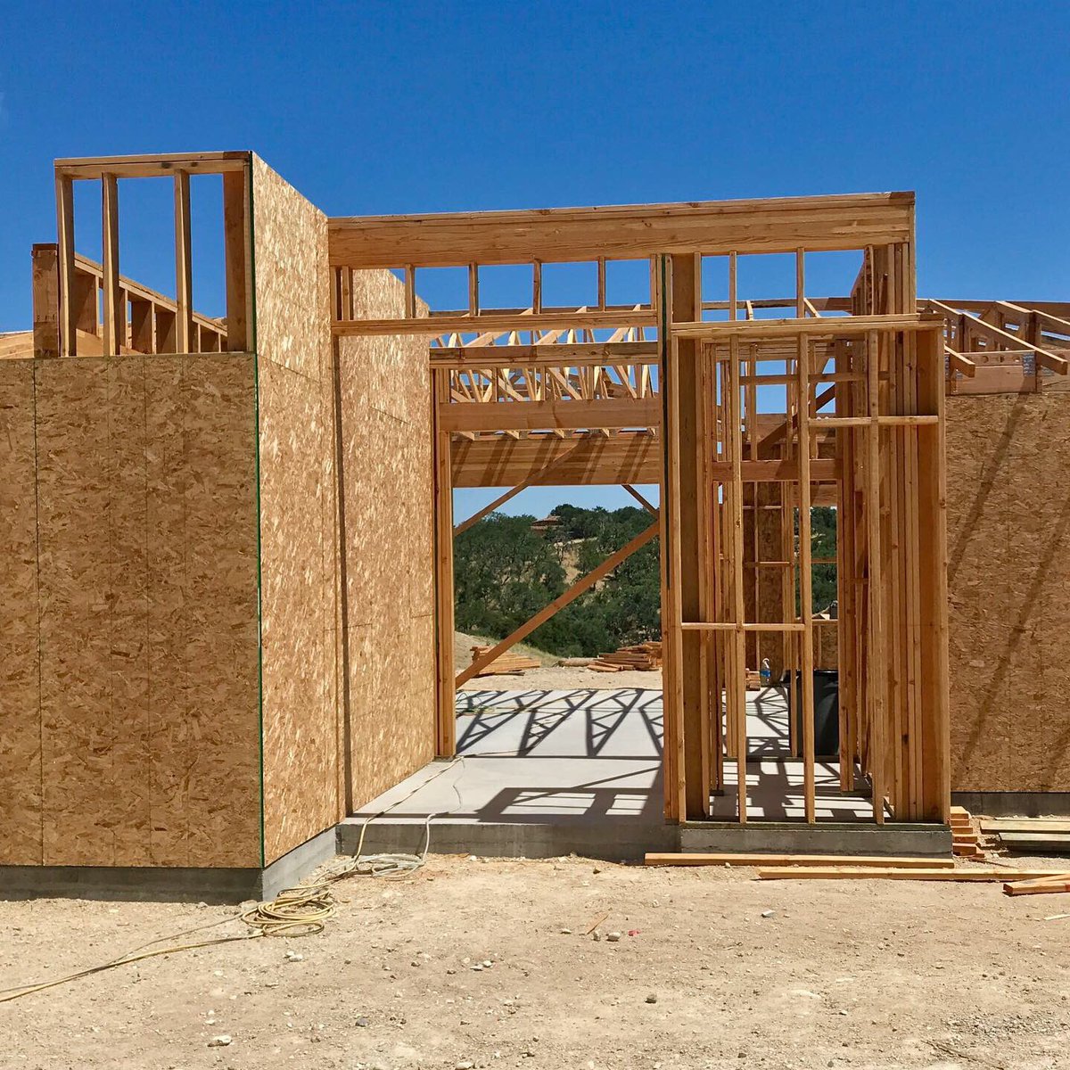 reissdesign's tweet photo. Visited one of our residential projects under construction today at Santa Ysabel Ranch in Paso Robles - views for miles! Stay tuned because the front pivot door will be a sight to behold. . . . 
#architect #views #sitevisit #pasorobles #residence https://t.co/pkubR7f9ez