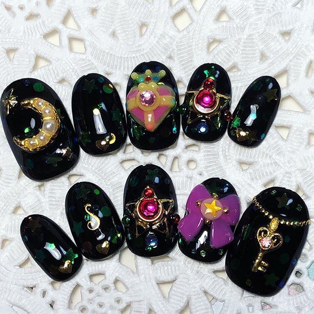 NR_YouTuber's tweet photo. #オーダー品 #ネイル #ネイルチップ #ネイルチップ販売 #ジェルネイル #セルフネイル #ネイルアート #セーラームーンネイル #nail #nailart #nailstagram #jelnail #네일아트 #네일스타그램 #네일디자인 https://t.co/fy19UyKXwQ