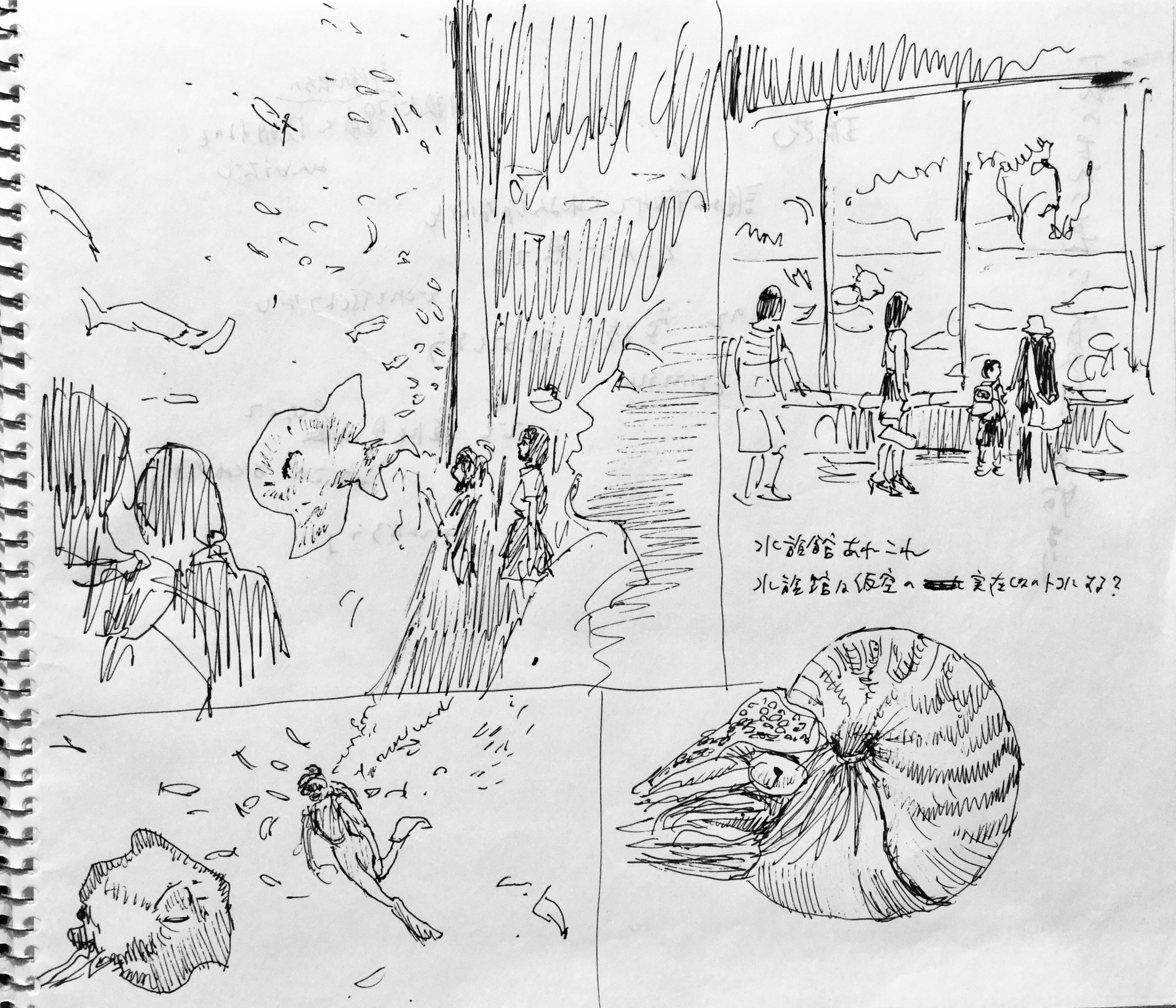 五十嵐大介お知らせ Di Twitter 漫画になる前 海獣の子供 T Co Mhruboyc5t編 アイデアノートより 水族館のラフスケッチ 取材も兼ね連載前に全国6館の水族館を見学しました 映画 海獣の子供 T Co 五十嵐大介お知らせ Di Twitter 漫画になる前 海獣の子供 T Co Mhruboyc5t編 アイデアノートより 水族館のラフスケッチ 取材も兼ね連載前に全国6館の水族館を見学しました 映画 海獣の子供 T Co