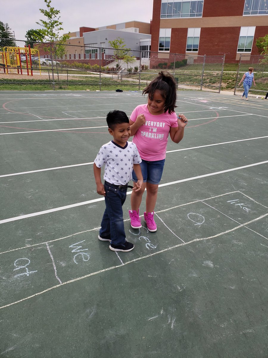 mrstobjy's tweet photo. Enjoying some review hopscotch and reading with our book buddies! https://t.co/u8LXze6JJQ