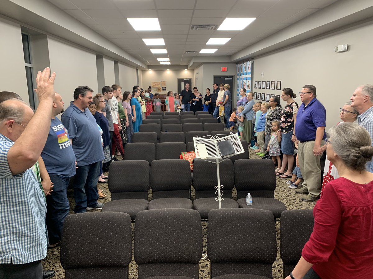 RWMartin63's tweet photo. Praying together in our Prayer Room tonight. Thankful for a great turnout for Wednesday night Bible study. There’s a hunger for the Word. #loveoneanother #forgiveoneanother #preferoneanother https://t.co/YHpRIgOCCa